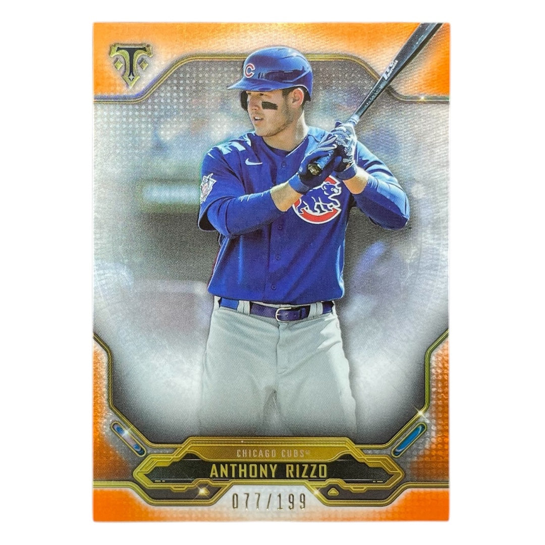 TOPPS MLBカード TRIPLE THREADS ANTHONY RIZZO CHICAGO CUBS /199 #19 中古 IT2