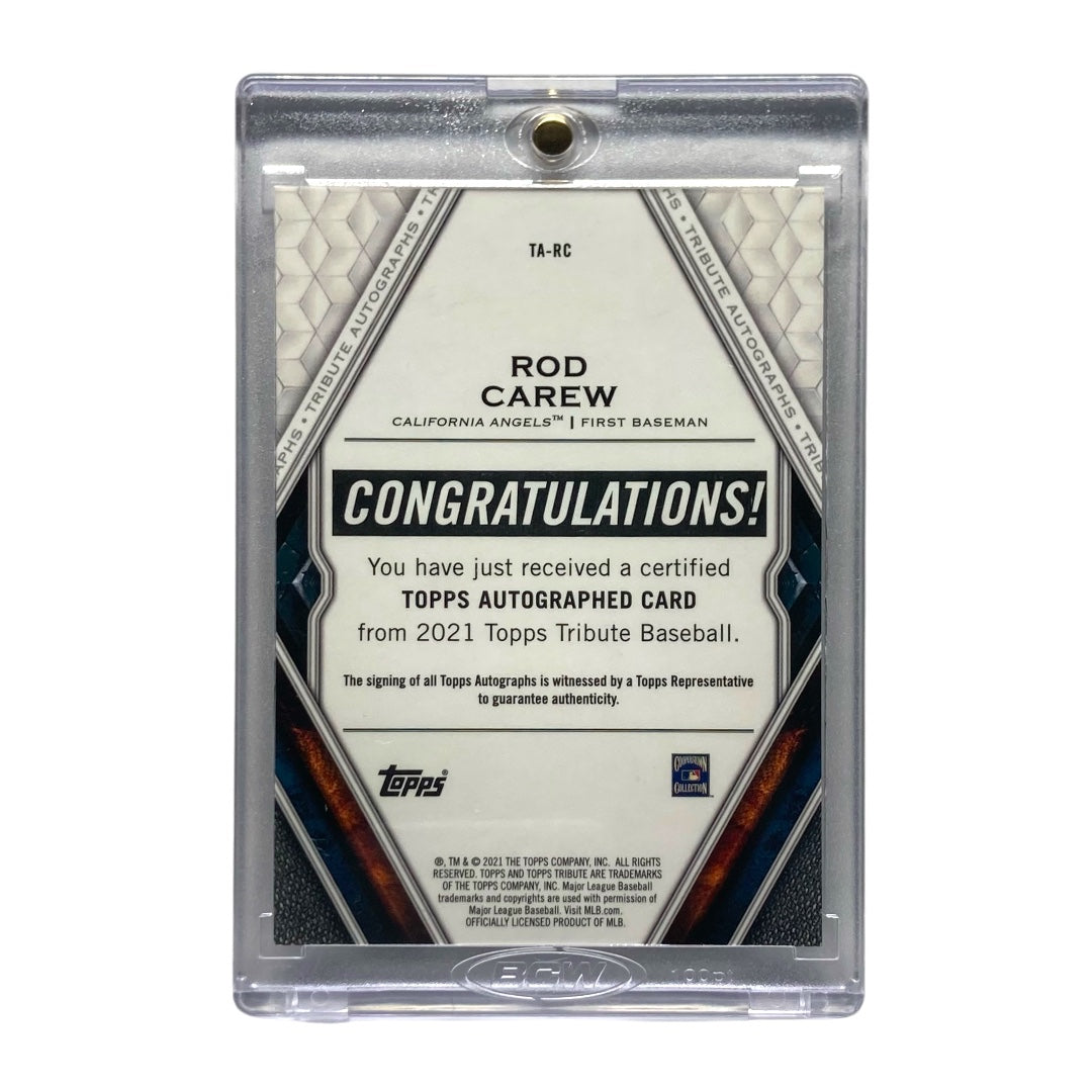 TOPPS MLBカード TRIBUTE ROD CAREW ANGELS 10/10 #TA-RC 中古 IT2