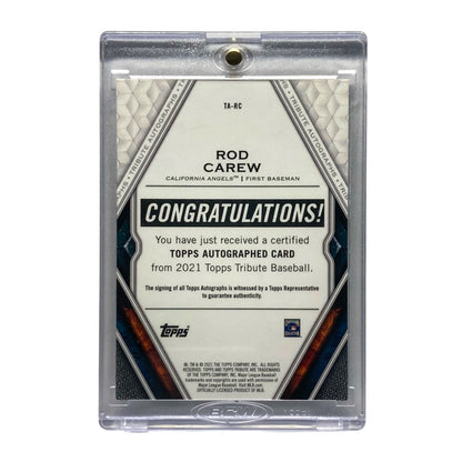 TOPPS MLBカード TRIBUTE ROD CAREW ANGELS 10/10 #TA-RC 中古 IT2
