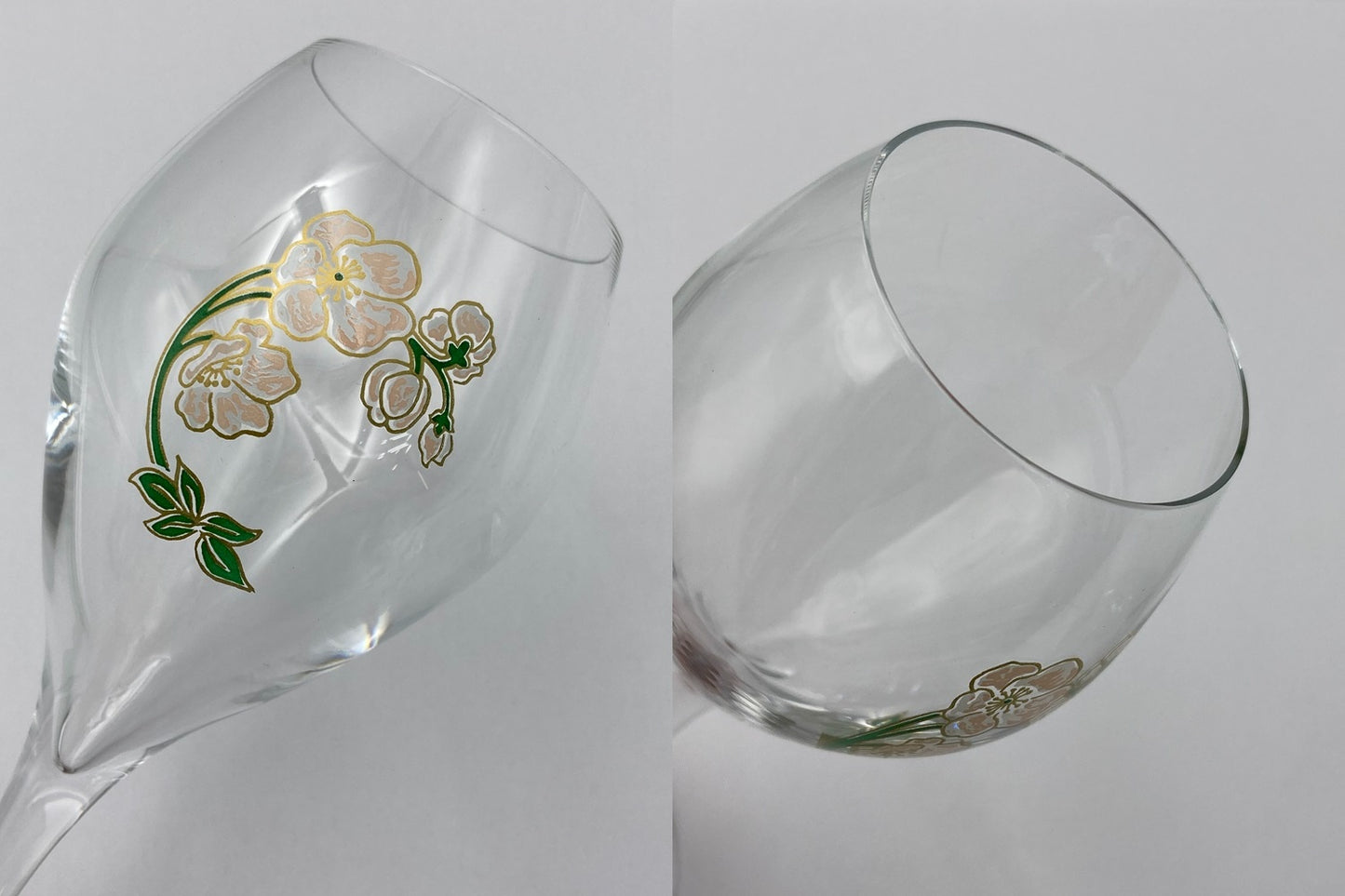 ペリエ・ジュエ・ベル・エポック LEHMANN レーマン アネモネフルート シャンパングラス 6客 中古 D4