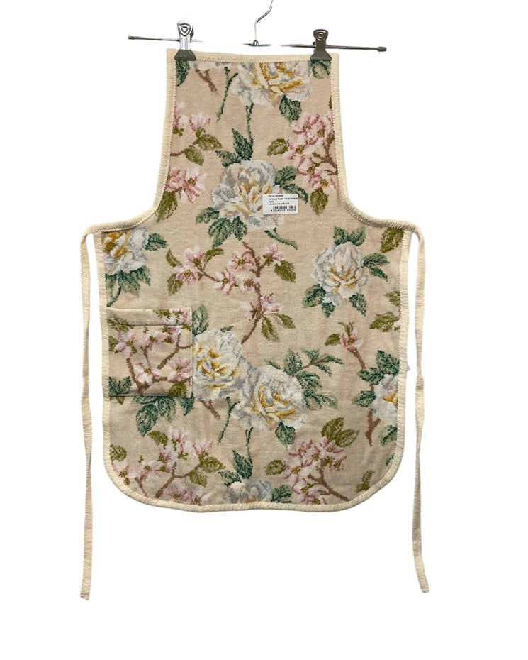 FEILER フェイラー シュニール織 エプロン バニラローズ 中古 D4