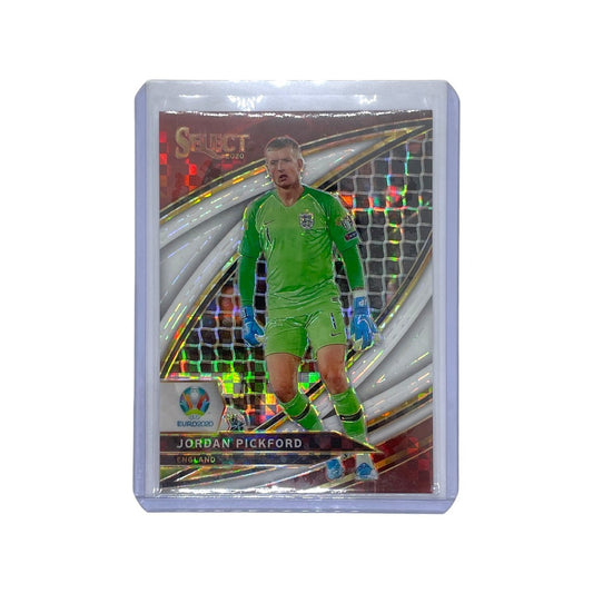 PANINI サッカーカード SELECT UEFA EURO PRIZM FIELD LEVEL JORDAN PICKFORD ENGLAND 22/60 #221 中古 IT1