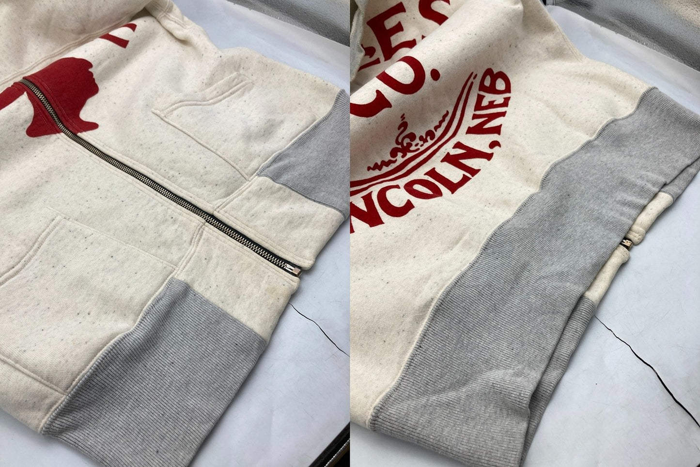 BOOTLEGGERS ブートレガーズ PONTIAC ジップアップ スウェット サイズM 中古 D4