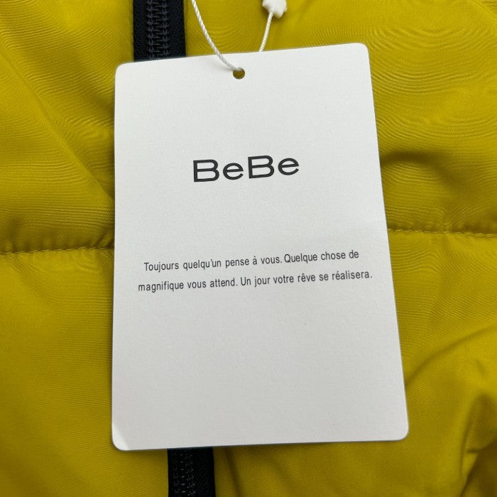 未使用品 BeBe ベベ 中綿 ジャケット イエロー 男の子 120 アウター 秋 冬 キッズ 中古 W４