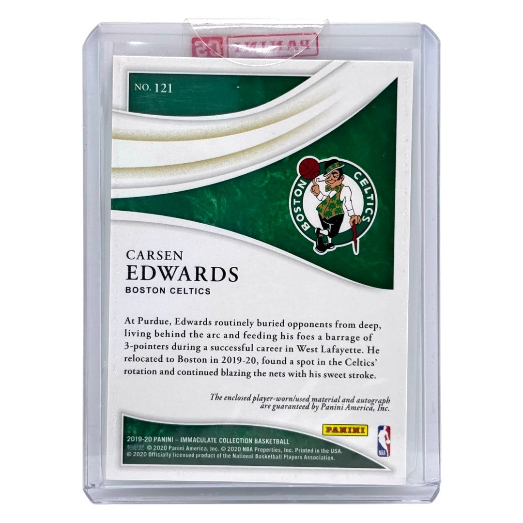 未開封品 PANINI NBAカード IMMACULATE COLLECTION CARSEN EDWARDS BOSTON CELTICS /99 #121 中古 IT1