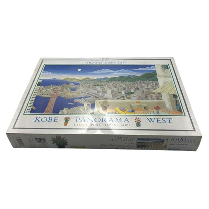 未開封品 THOMAS McKNIGHT トーマス・マックナイト KOBE PANORAMA WEST 神戸 パノラマ ウェスト ジグソーパズル ホビー 1000ピース 72×49cm 中古 W４
