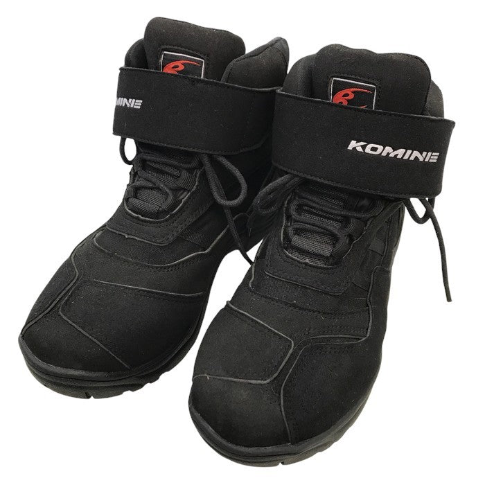コミネ KOMINE FTCライディングシューズ 防水 リフレクター ブラック 26.5cm 05-061 BK-061 中古 Y1