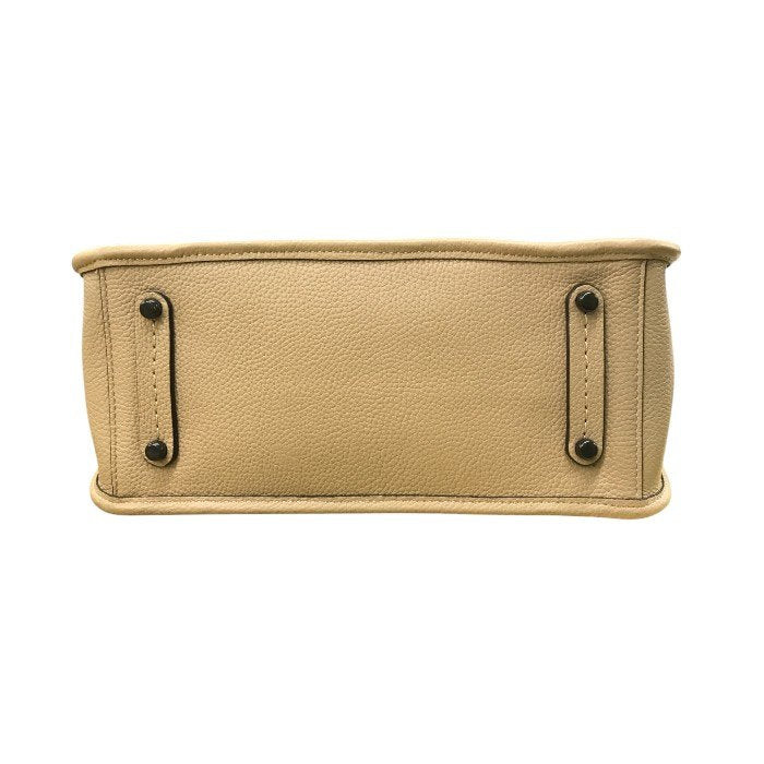 COACH コーチ タイラー キャリーオール ハンドバッグ レディース レザー 2way 斜め掛け ショルダー ベージュ C3460 中古 T1