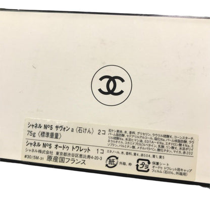 CHANEL シャネル N°5 ロー オードゥ トワレット サヴォン ギフトセット 石鹸 & 香水 セット 中古 Y1