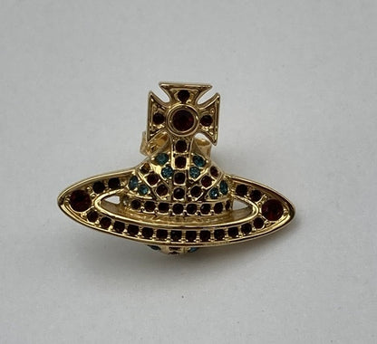 Vivienne Westwood ヴィヴィアンウエストウッド オーブ ピアス シングル 中古 D4