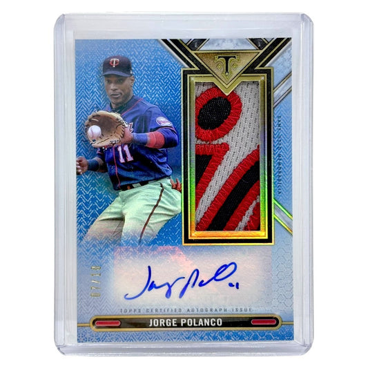 TOPPS MLBカード TRIPLE THREADS JORGE POLANCO MINNESOTA TWINS /10 #ASJR-JP 中古 IT1