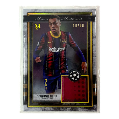 TOPPS サッカーカード MUSEUM COLLECTION SERGINO DEST BARCELONA 10/50 #MMR-SD 中古 IT1