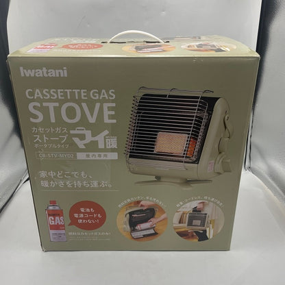 Iwatani 屋内用 ポータブル カセットガスストーブ 「マイ暖」 CB-STV-MYD2 イワタニ 持ち運び  地震 災害 電源不要 中古 R4
