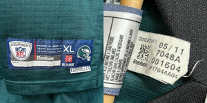 Reebok リーボック ONFIELD フットボールシャツ イーグルス XL EAGLES レショーン・マッコイ  McCOY 半袖 シャツ ユニフォーム 中古 W４