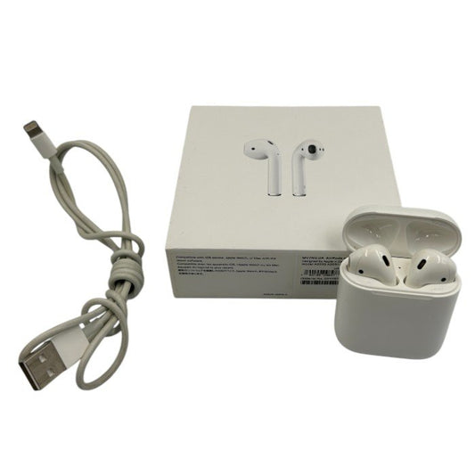 Apple AirPods with Charging Case A2032 A2031 A1602 第2世代 アップル エアポッツ イヤホン ワイヤレス Bluetooth 中古 W1