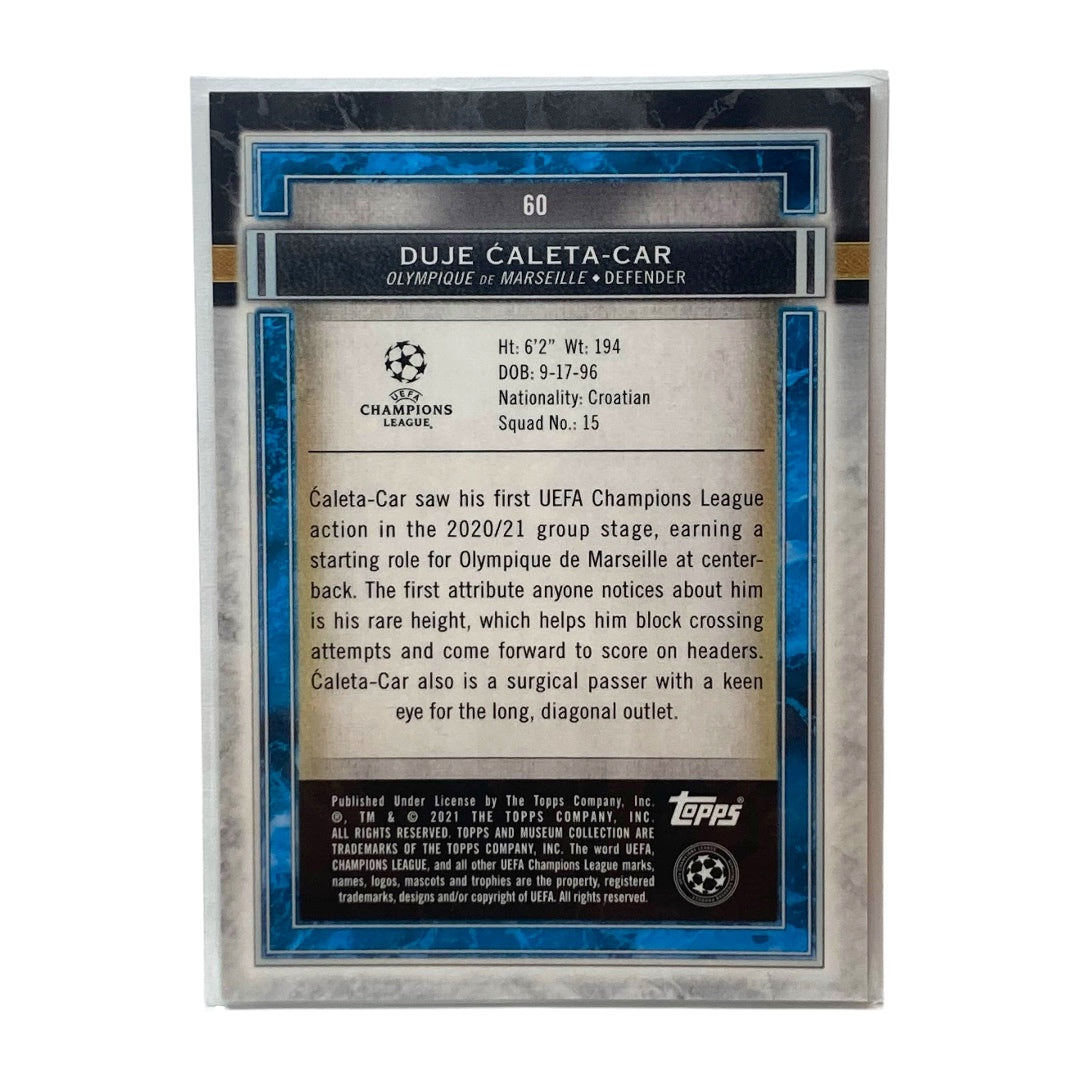 TOPPS サッカーカード MUSEUM COLLECTION DUJE CALETA-CAR MARSEILLE 14/25 #60 中古 IT2