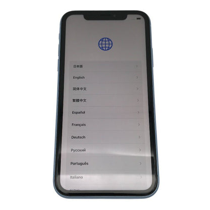 Apple iPhone XR 64GB スマートフォン 4G SIMフリー ワイヤレス充電 ブルー MT0E2J/A 中古 T1