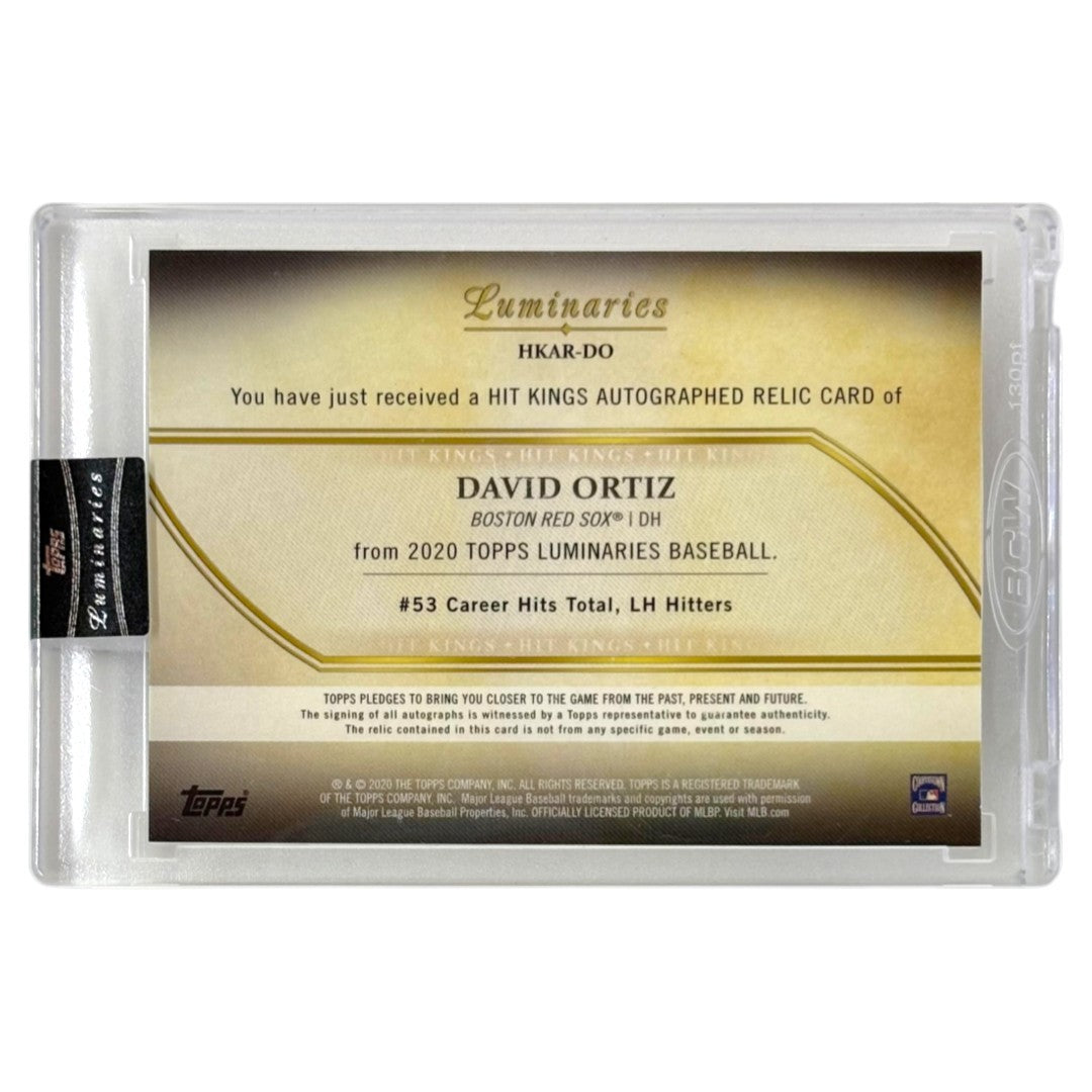 未開封品 TOPPS MLBカード LUMINARIES DAVID ORTIZ BOSTON RED SOX /10 #HKAR-DO 中古 IT1