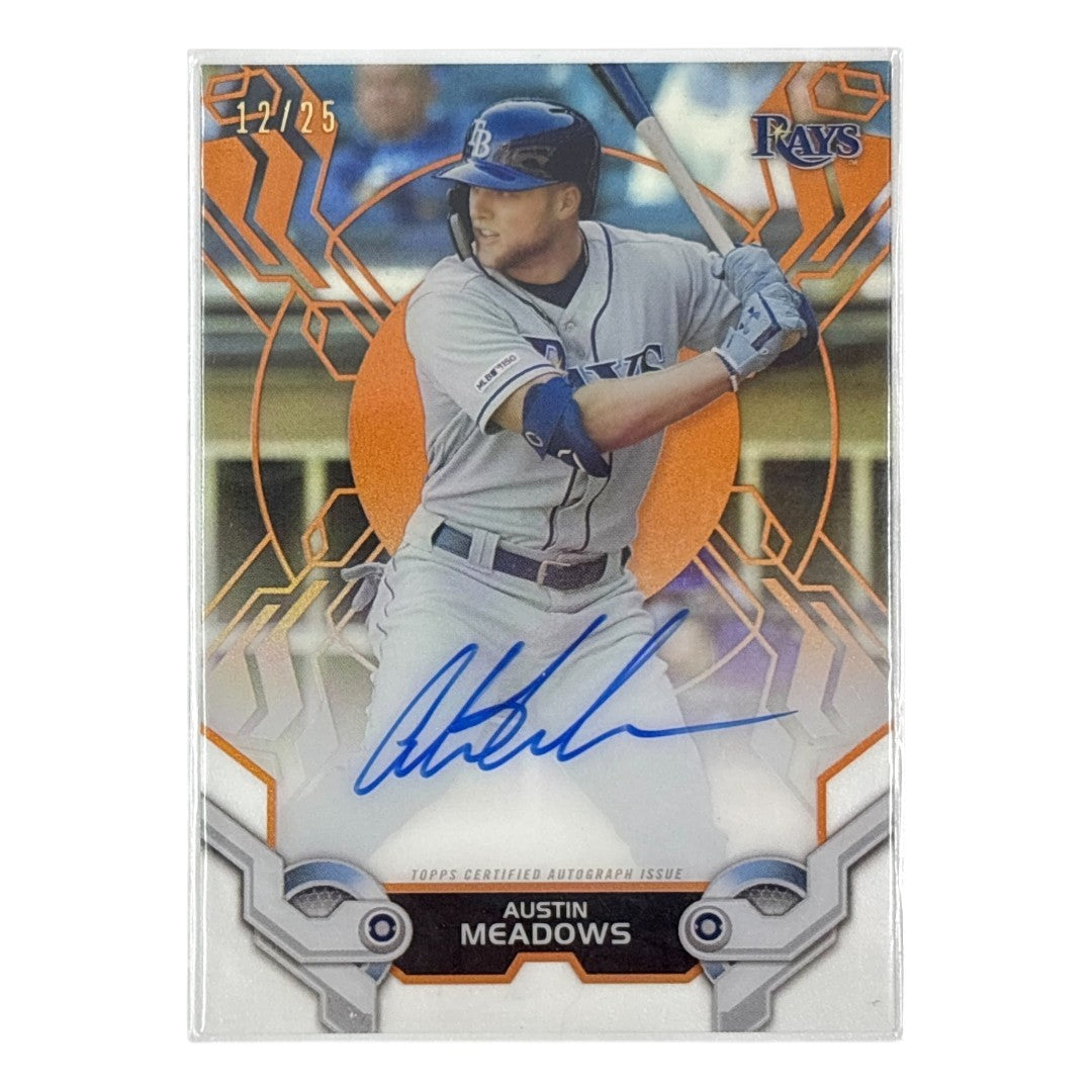 TOPPS MLBカード HIGH TEK AUSTIN MEADOWS TAMPA BAY RAYS /25 #HTA-AM 中古 IT1