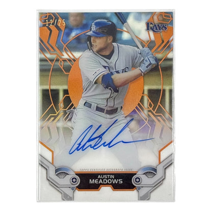 TOPPS MLBカード HIGH TEK AUSTIN MEADOWS TAMPA BAY RAYS /25 #HTA-AM 中古 IT1