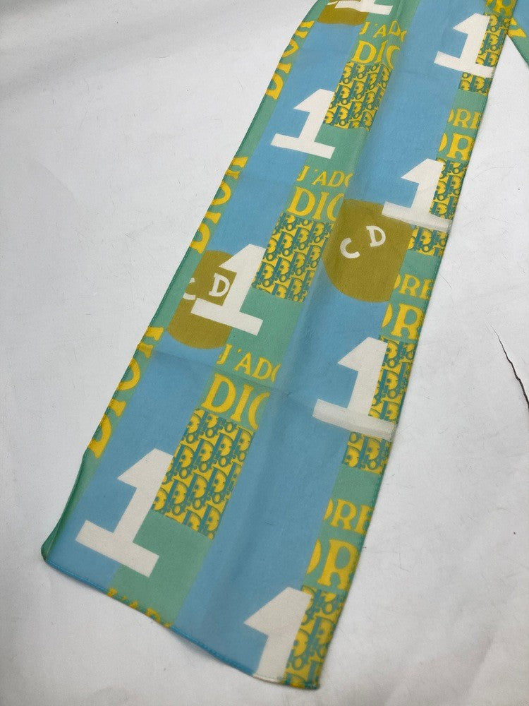 Christian Dior クリスチャンディオール トロッター シルク ストール/ミッツァ スカーフ 中古 D4