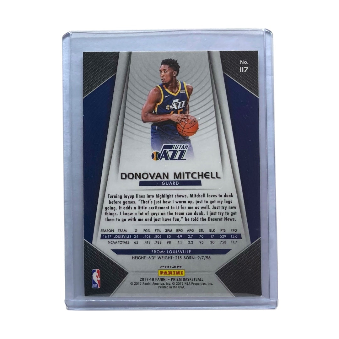 PANINI NBAカード PRIZM DONOVAN MITCHELL UTAH JAZZ #117 中古 IT2