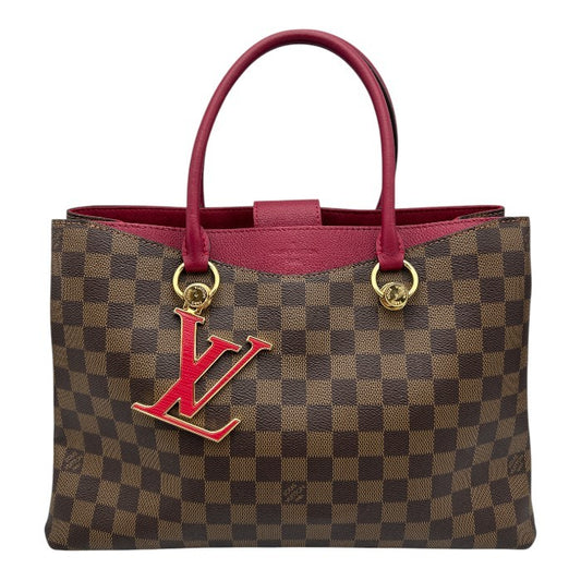LOUIS VUITTON ルイヴィトン LVリバーサイド 2WAY ハンドバッグ ダミエ N40052 鞄 ブランド レディース お出かけ 通勤 中古 W４