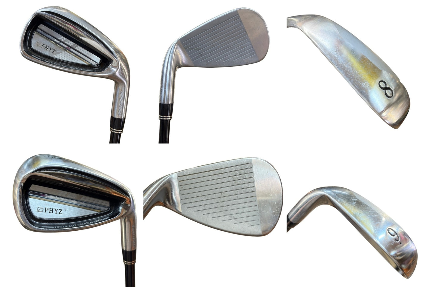 ゴルフクラブ 10本SET XXIO ゼクシオ9 ユーティリティ U5 23度 BRIDGESTONE PHYZ(2014) 6番～9番アイアン メンズ 右利き スポーツ ゴルフ用品 中古 W４