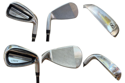 ゴルフクラブ 10本SET XXIO ゼクシオ9 ユーティリティ U5 23度 BRIDGESTONE PHYZ(2014) 6番～9番アイアン メンズ 右利き スポーツ ゴルフ用品 中古 W４