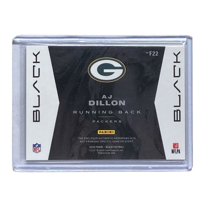 PANINI NFLカード BLACK AJ DILLON PACKERS 23/75 #F22 中古 IT2