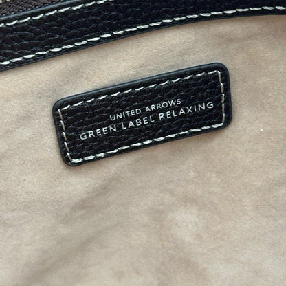 UNITED ARROWS GREEN LABEL RELAXING ユナイテッドアローズ グリーンレーベルリラクシング シボ革 トートバッグ 鞄 レザー メンズ ビジネス A4 通勤 中古 W４