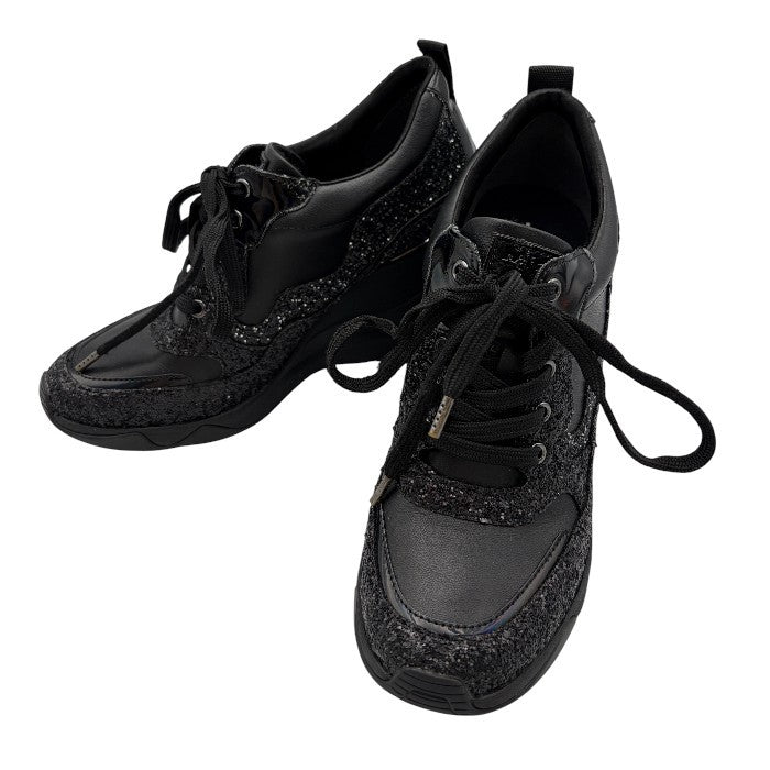 +diana +ダイアナ スニーカー 24.5cm IF 49544 靴 シューズ 厚底 レディース ラメ 中古 W４