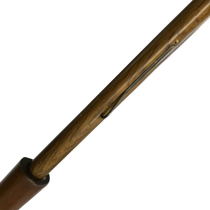 雨傘 レディース 手開き式 長傘 花柄 16本骨 レザーハンドル ベージュ/ブラウン 中古 T1