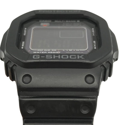 CASIO G-SHOCK 5600 Series 腕時計 メンズ デジタル タフソーラー 電波 反転液晶 スクエアフェイス ブラック GW-M5610-1BJF 中古 T1