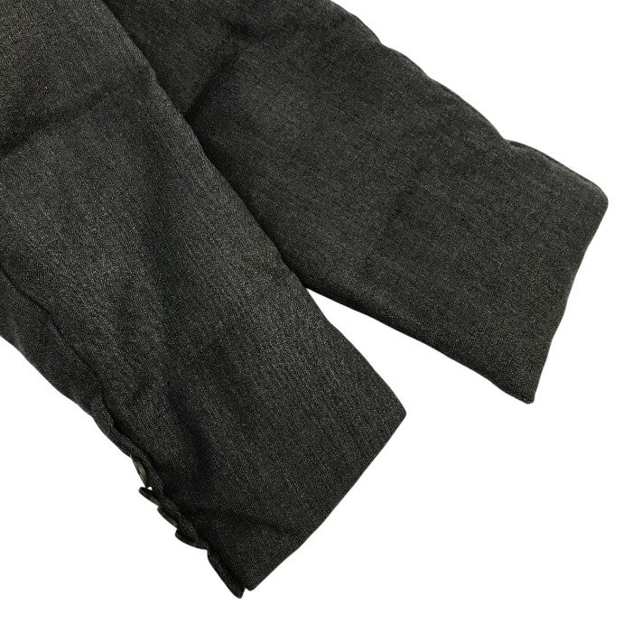 EMPORIO ARMANI JEANS エンポリオアルマーニ ジーンズ ダウンコート メンズ ハーフ ロング シンプル 無地 グレー Sサイズ L15GK 中古 T1