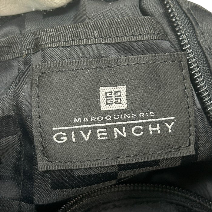 GIVENCHY ジバンシー 4ｇ ワンショルダー バッグ 鞄 ハンドバッグ 小さめ ミニ レディース ブラック 総柄 中古 W４