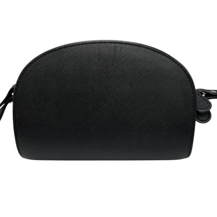 A.P.C ア－・ペー・セー DEMI－LUNE ショルダーバッグ エンボス加工 バッグ 鞄 レディース レザー 肩掛け 斜め掛け 中古 W４
