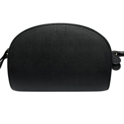 A.P.C ア－・ペー・セー DEMI－LUNE ショルダーバッグ エンボス加工 バッグ 鞄 レディース レザー 肩掛け 斜め掛け 中古 W４
