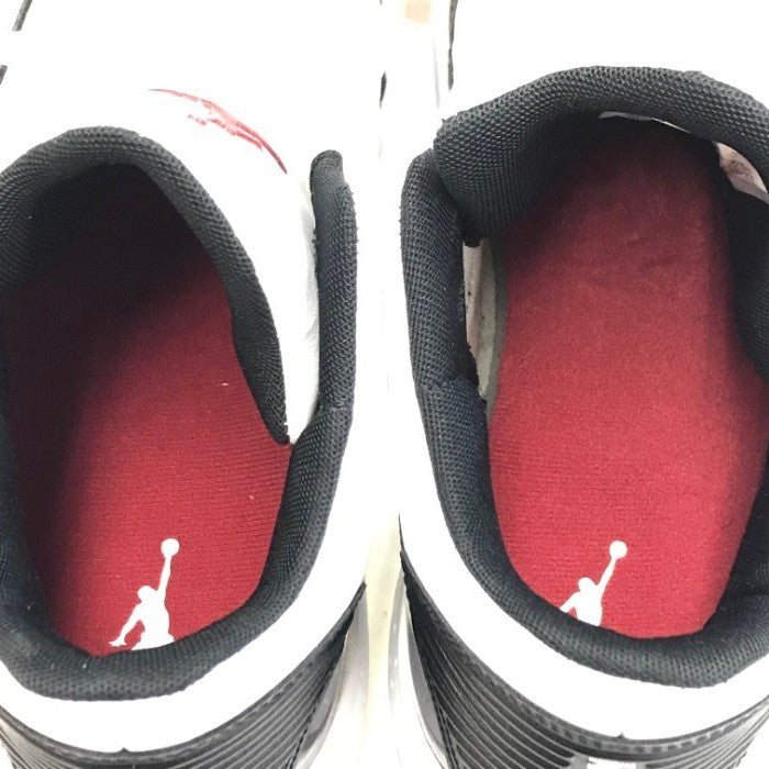 NIKE ナイキ ジョーダン マックス オーラ 2 スニーカー メンズ ローカット バスケット JORDAN MAX AURA 2 ホワイト/ブラック 28cm CK6636-102 中古 T1