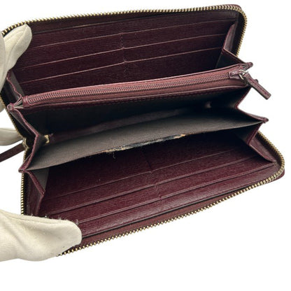 GUCCI グッチ 財布 309705 AV61G 5009 BETTY ハートプリントレザー 長財布 ラウンドファスナー レディース ハート ブランド かわいい 中古 W４