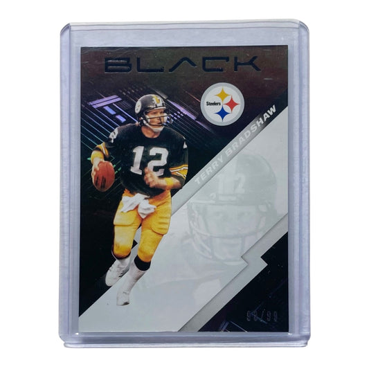 PANINI NFLカード BLACK TERRY BRADSHAW STEELERS 93/99 #80 中古 IT2