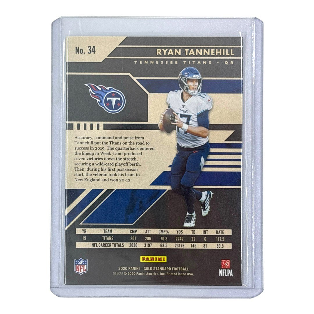 PANINI NFLカード GOLD STANDARD RYAN TANNEHILL TENNESSEE TITANS 30/75 #34 中古 IT1