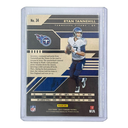 PANINI NFLカード GOLD STANDARD RYAN TANNEHILL TENNESSEE TITANS 30/75 #34 中古 IT1