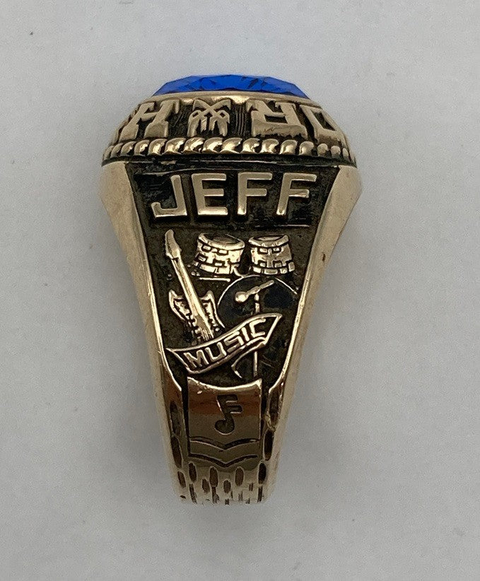 JOSTENS ジャスティンズ VIDOR HIGH ビダー・ハイスクール 1988年 カレッジリング 20号 合金 中古 D4