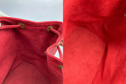 LOUIS VUITTON ルイヴィトン エピ プチ・ノエ 巾着 ショルダーバッグ カスティアンレッド M44107 中古 D4