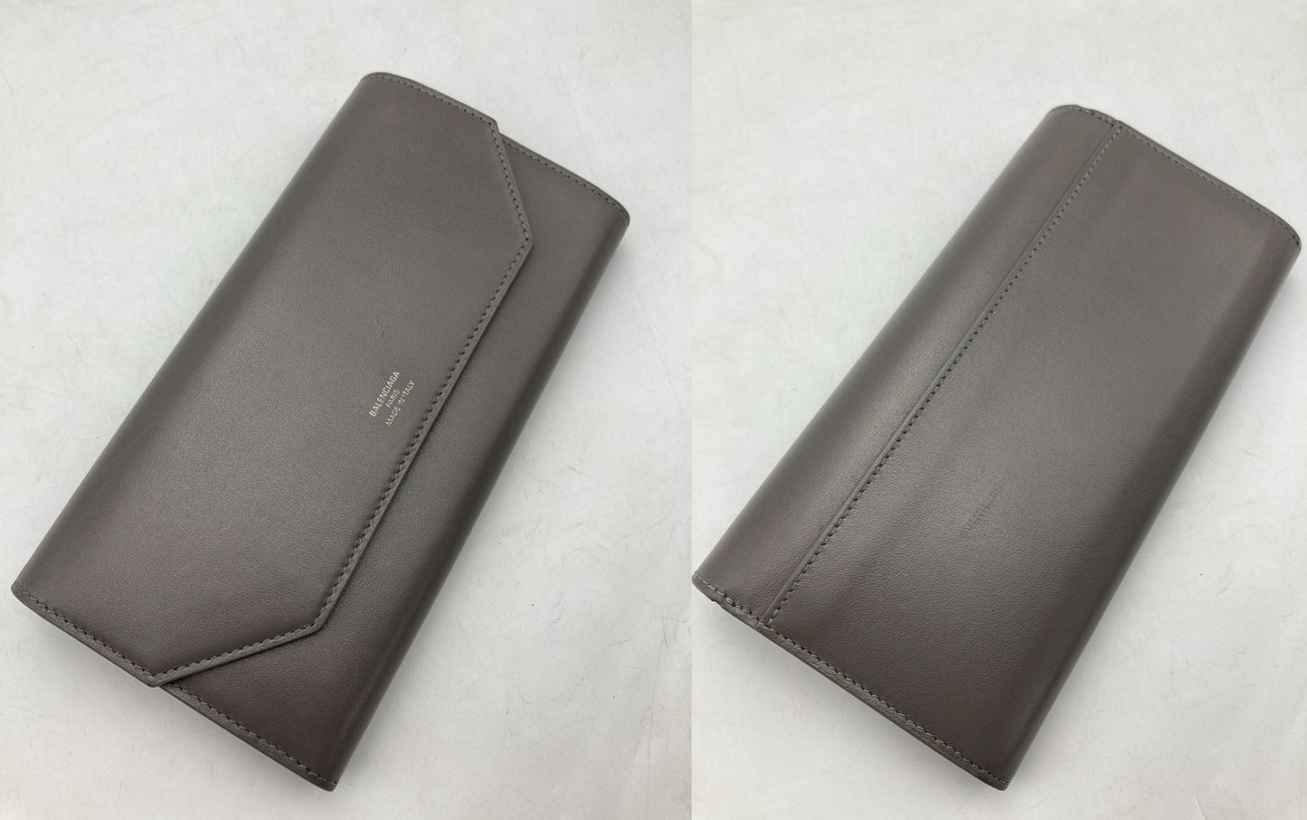 BALENCIAGA バレンシアガ Envelope エンベロープ スリム コンチネンタルウォレット 736732 長財布 中古 D4