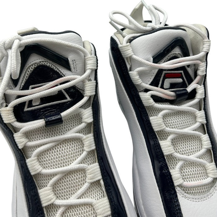 FILA GL GRANT HILL 2 フィラ ジーエル グラント・ヒル スニーカー 27.5cm 靴 シューズ メンズ ホワイト ネイビー 中古 W４