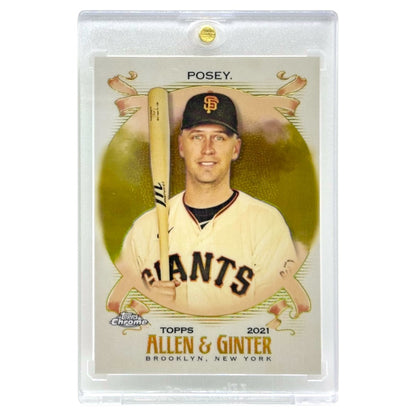 TOPPS MLBカード CHROME ALLEN & GINTER BUSTER POSEY SAN FRANCISCO GIANTS /50 #13 中古 IT1