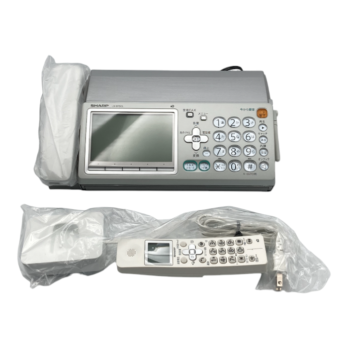 未使用品 SHARP デジタルコードレスFAX 子機1台付き UX-D70CL 中古 a4