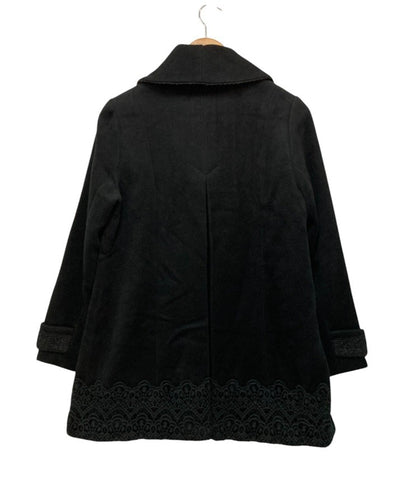 axes femme アクシーズファム 裾レース使い チェスターコート IM442X02 サイズM 中古 D4